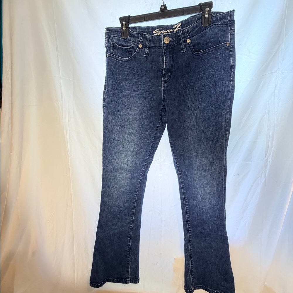 Seven7 Rocker Slim Dark Sz 14 Jeans